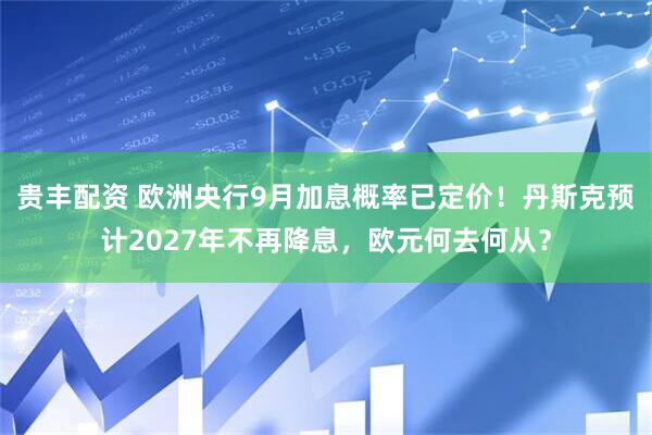 贵丰配资 欧洲央行9月加息概率已定价!丹斯克预计2027年不再降息,欧元何去何从?